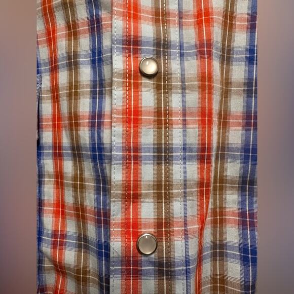Men’s Wrangler Performance Snap Long Sleeve Plaid Shirt. Size 2XL - Picture 7 of 8